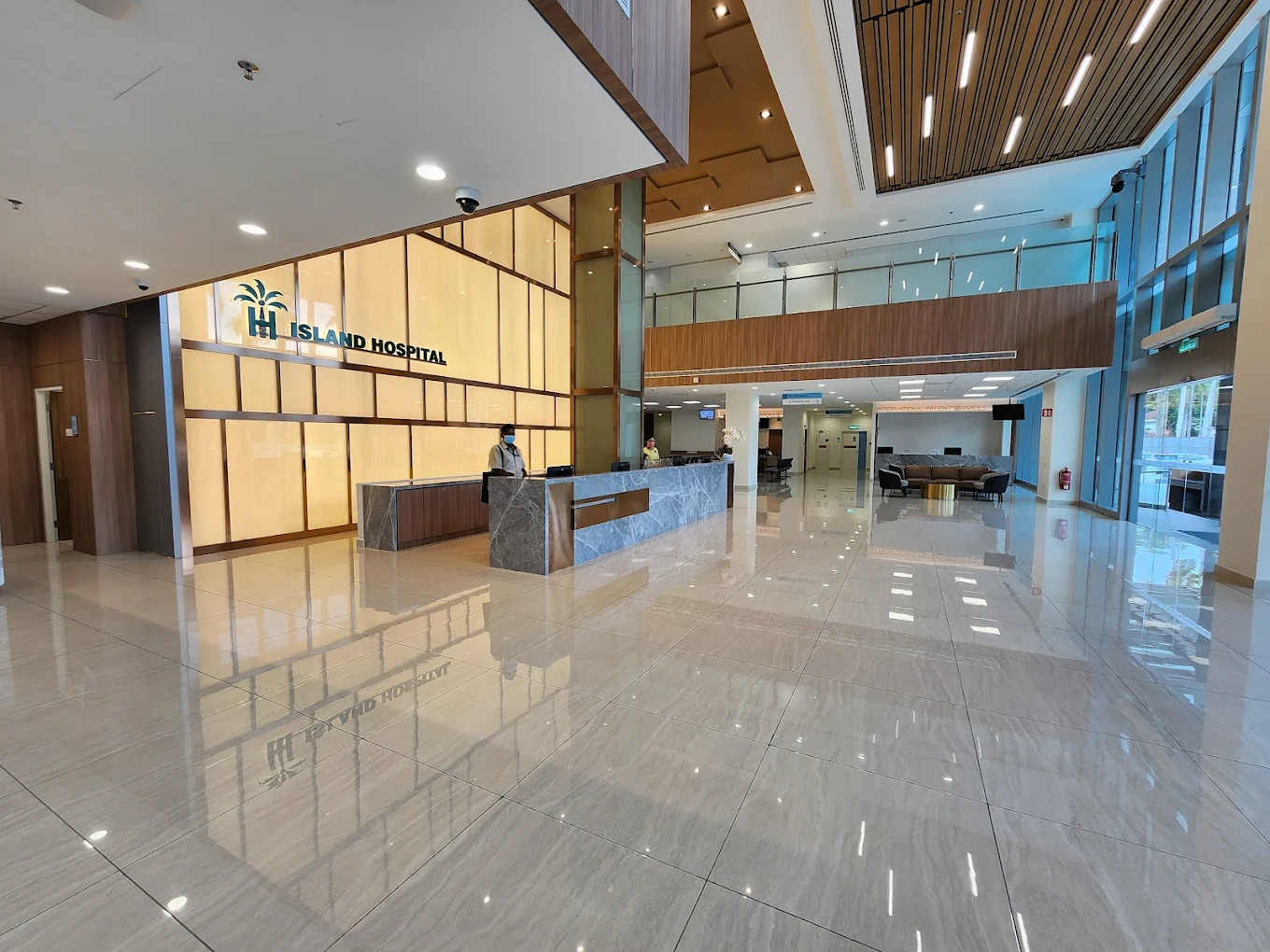 Island Hospital area